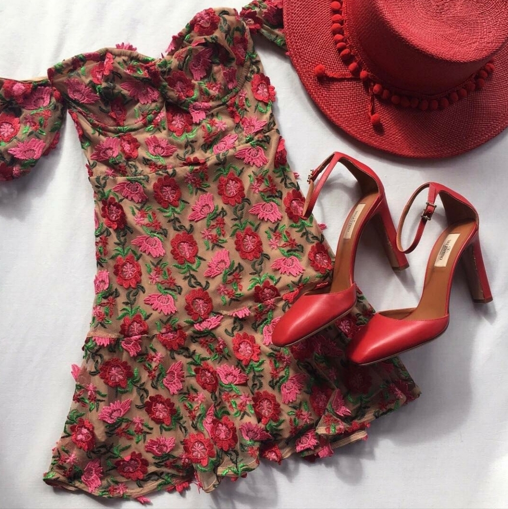 For love and lemons Amelia strapless dress